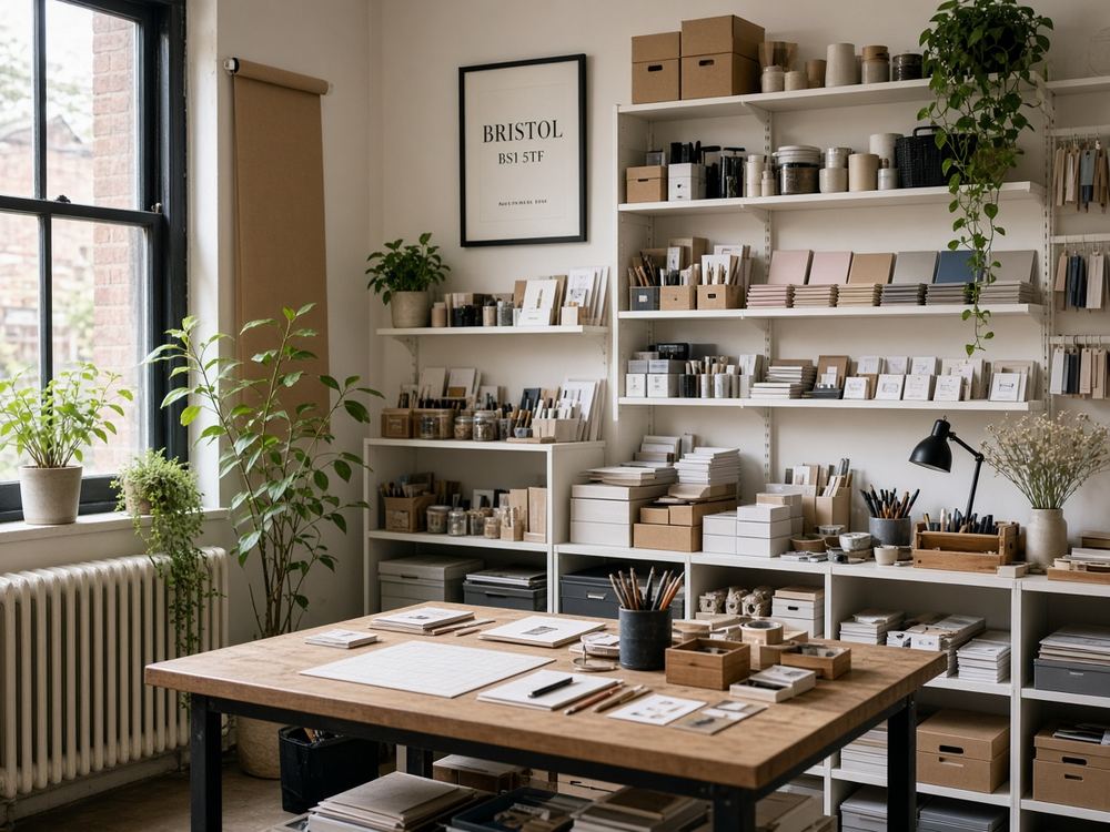 About the Stationery / paper goods / gift shop studio at Studio Doublet Kilts